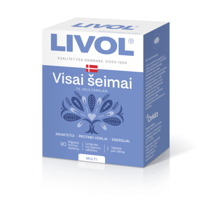 LIVOL MULTI tabletės visai šeimai, N90