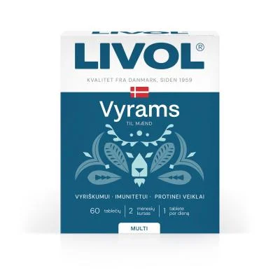 LIVOL MULTI tabletės Vyrams, N60