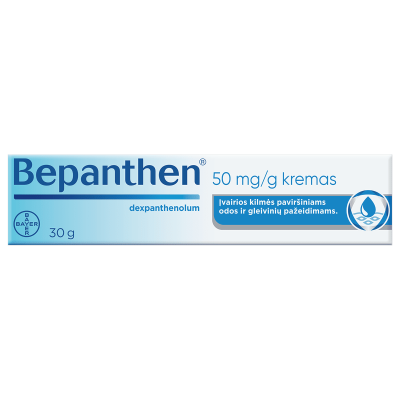 BEPANTHEN 50 mg/g kremas su dekspantenoliu, 30 g, N1