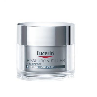 EUCERIN Hyaluron Filler 3x Effect stangrinamasis naktinis veido kremas su hialurono rūgštimi, 50 ml