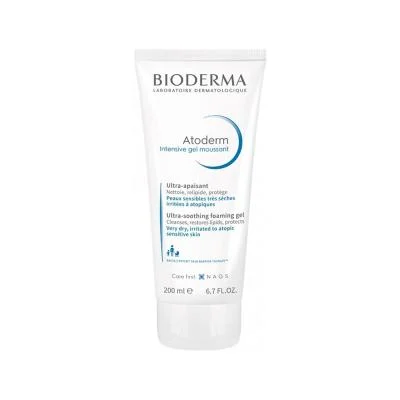 BIODERMA švelnus gelinis prausiklis labai sausai ir atopiškai odai ATODERM INTENSIVE GEL MOUSSANT, 200 ml