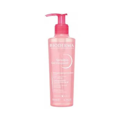 BIODERMA raminantis micelinis gelinis prausiklis jautriai odai SENSIBIO GEL MOUSSANT, 200 ml