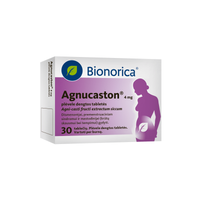 AGNUCASTON plėvele dengtos tabletės N30