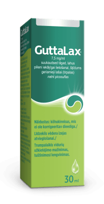 Guttalax 7,5 mg/ml geriamieji lašai (tirpalas) 30 ml