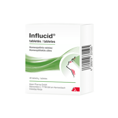 Influcid tabletės N40