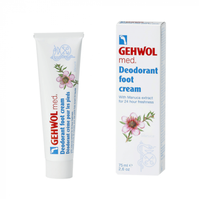 GEHWOL MED DEODORANT CREAM dezodoruojamasis pėdų kremas 75 ml