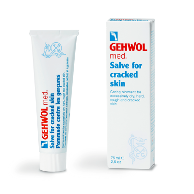 GEHWOL MED SALVE trūkinėjančios pėdų odos tepalas 75 ml