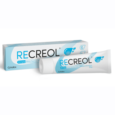 Recreol 50 mg/g kremas 50 g