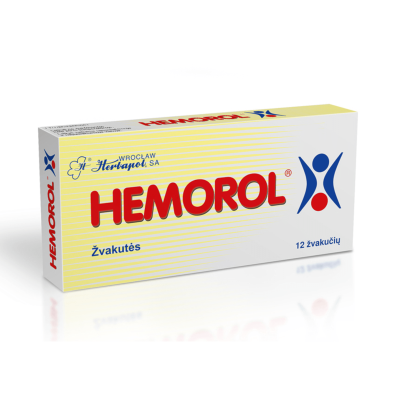 Hemorol žvakutės N12