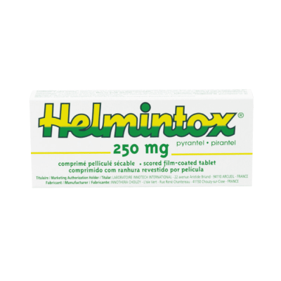 Helmintox 250 mg plėvele dengtos tabletės N3