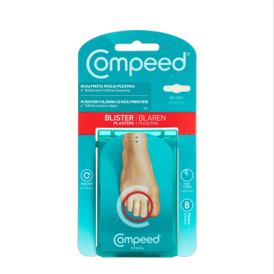 COMPEED pleistrai nuo pūslių ant kojų pirštų N8