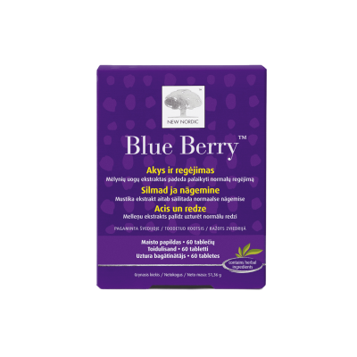 Blue Berry tabletės N60