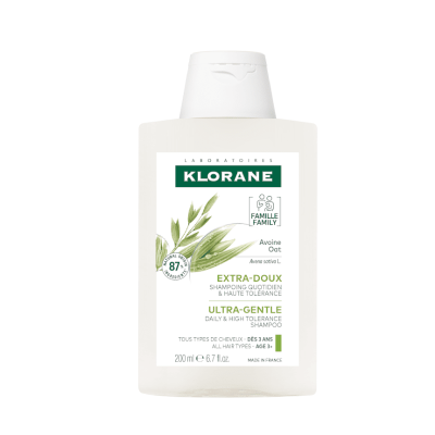 KLORANE šampūnas su avižų pieneliu OAT MILK 200 ml