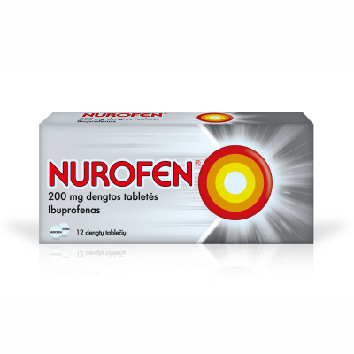 NUROFEN 200 mg dengtos tabletės N12
