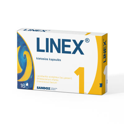 Linex kietosios kapsulės N16