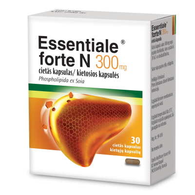 Essentiale forte N 300 mg kietosios kapsulės N30