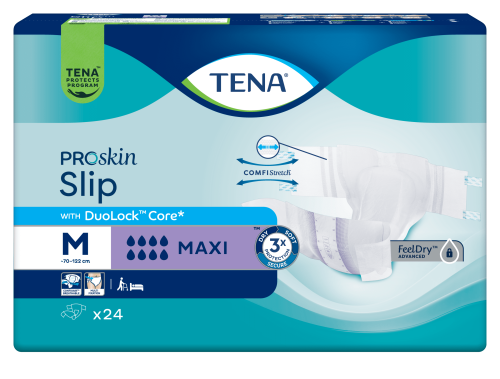 TENA Slip Maxi Anatominės sauskelnės, M, N24