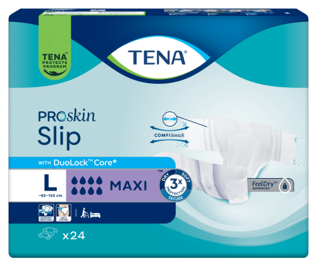 TENA Slip Maxi Anatominės sauskelnės, L, N24 