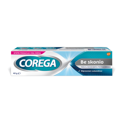 COREGA dantų protezų ypač stiprios fiksacijos kremas be skonio 40 g
