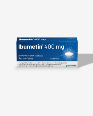 IBUMETIN 400 mg plėvele dengtos tabletės N10