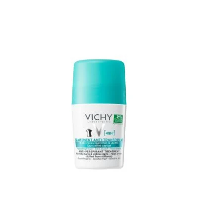 VICHY 48 val. antiperspirantas nuo prakaito dėmių, 50 ml