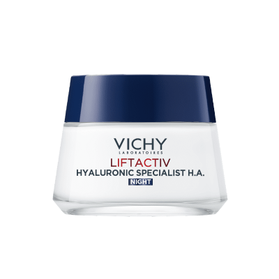VICHY LIFTACTIV HYALURONIC SPECIALIST H.A. NIGHT stangrinamasis naktinis kremas, 50 ml