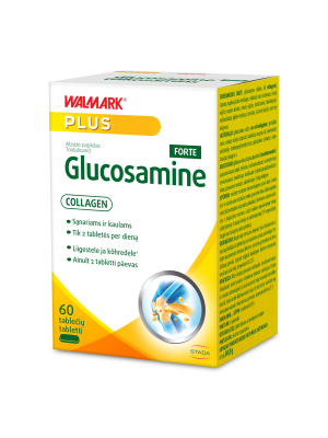 WALMARK tabletės Glucosamine + Collagen FORTE N60