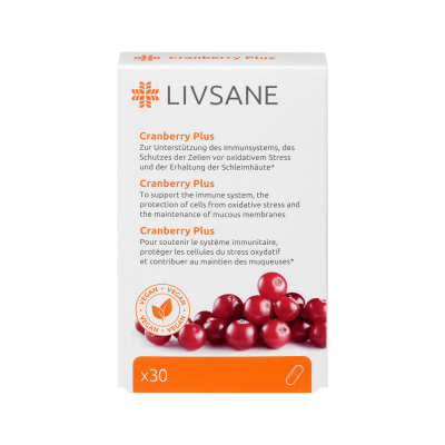 LIVSANE Cranberry Plus kapsulės N30