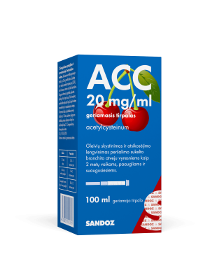 ACC 20 mg/ml geriamasis tirpalas 100 ml