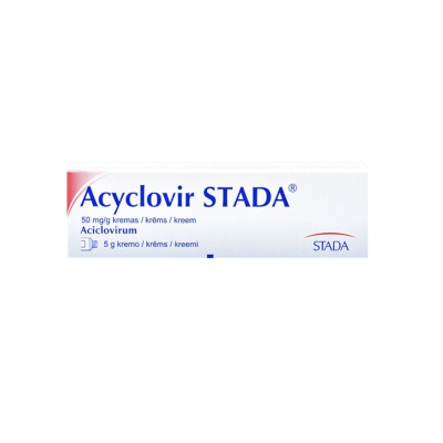 ACYCLOVIR STADA 50 mg/g kremas 5 g