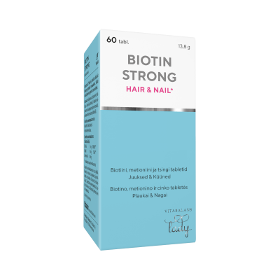 Biotin Strong Hair & Nail tabletės N60