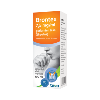 BRONTEX 7,5 mg/ml geriamieji lašai 100 ml