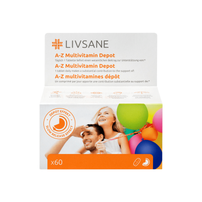 LIVSANE A-Z multivitaminų tabletės N60