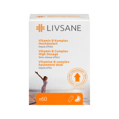 LIVSANE vitaminų B komplekso koncentruotos tabletės N60