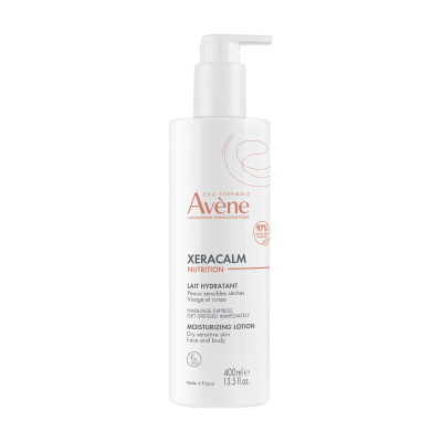 AVENE XERACALM NUTRITION drėkinamasis pienelis veidui ir kūnui, 400 ml