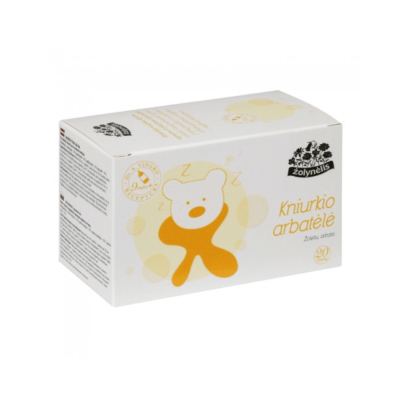ŽOLYNĖLIS vaikams nuo 9 mėn. KNIURKIO ARBATĖLĖ, žolelių arbata, 1 g x 20 vnt.