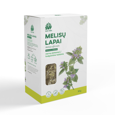 ŠVENČIONIŲ VAISTAŽOLĖS MELISŲ LAPAI, žolelių arbata, 50g