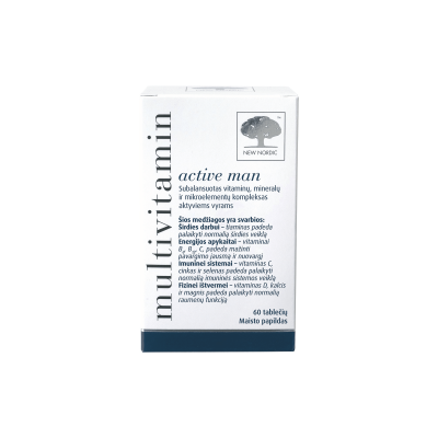 MULTIVITAMIN multivitaminai vyrams ACTIVE MAN N60