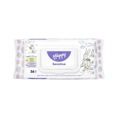 HAPPY SENSITIVE drėgnos servetėlės vaikams N56