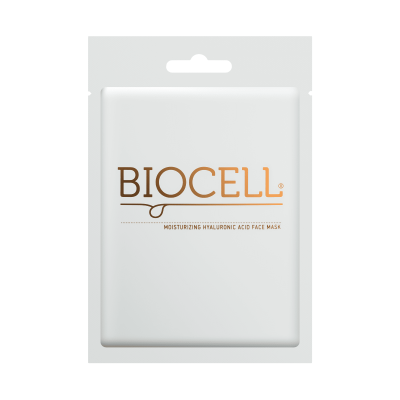 BIOCELL drėkinanti veido kaukė su hialurono rūgštimi, N1