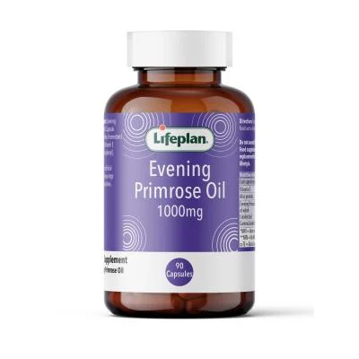 Lifeplan Evening Primrose Oil 1000 mg nakvišų aliejus kapsulės N90