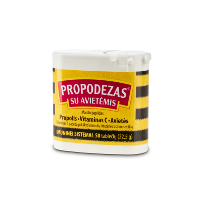 PROPODEZAS su avietėmis, tabletės N50