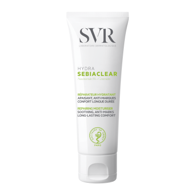 SVR SEBIACLEAR CREME HYDRA drėkinamasis veido kremas riebiai, mišriai odai, 40 ml