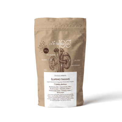 DR. EUGENIJA ŠIMKŪNAITĖ ŠLAPIMO TAKAMS, žolelių arbata, 70 g