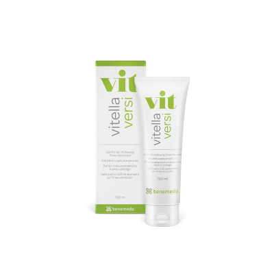 VITELLA gelis įvairiaspalvės dedervinės pažeistai odai VERSI, nuo 10 m., 100 ml