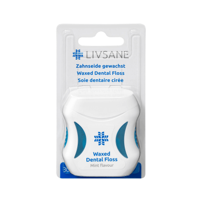 LIVSANE vaškuotas dantų siūlas 30 m