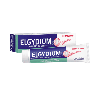 ELGYDIUM dantų pasta jautrioms dantenoms IRRITATED GUMS, 75 ml