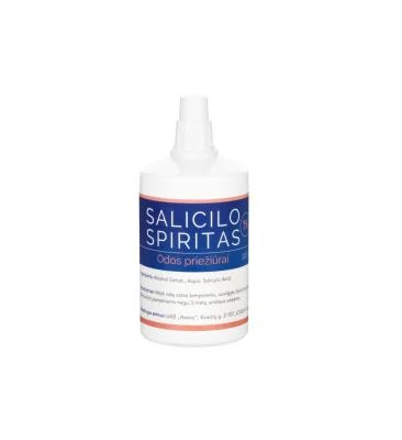 Salicilo spiritas 1% odos priežiūrai 100 ml