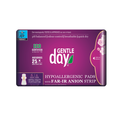 GENTLE DAY Extra Heavy ekologiški paketai N6