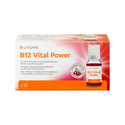LIVSANE B12 Vital Power geriamasis tirpalas 10 ml, N10
